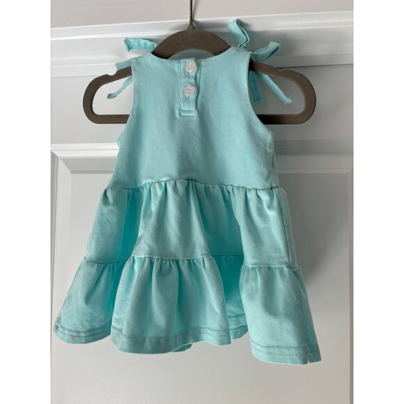 Love + Grow Mint Basics Dress EUC Size 6 months - Picture 2 of 4